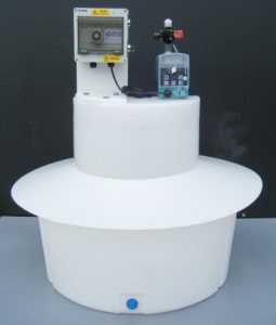 Dosing tank rain skirt CSS